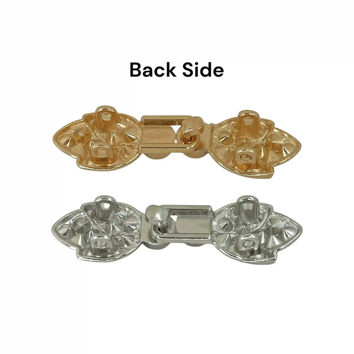 Leaf Shape Rhinestone Buttons