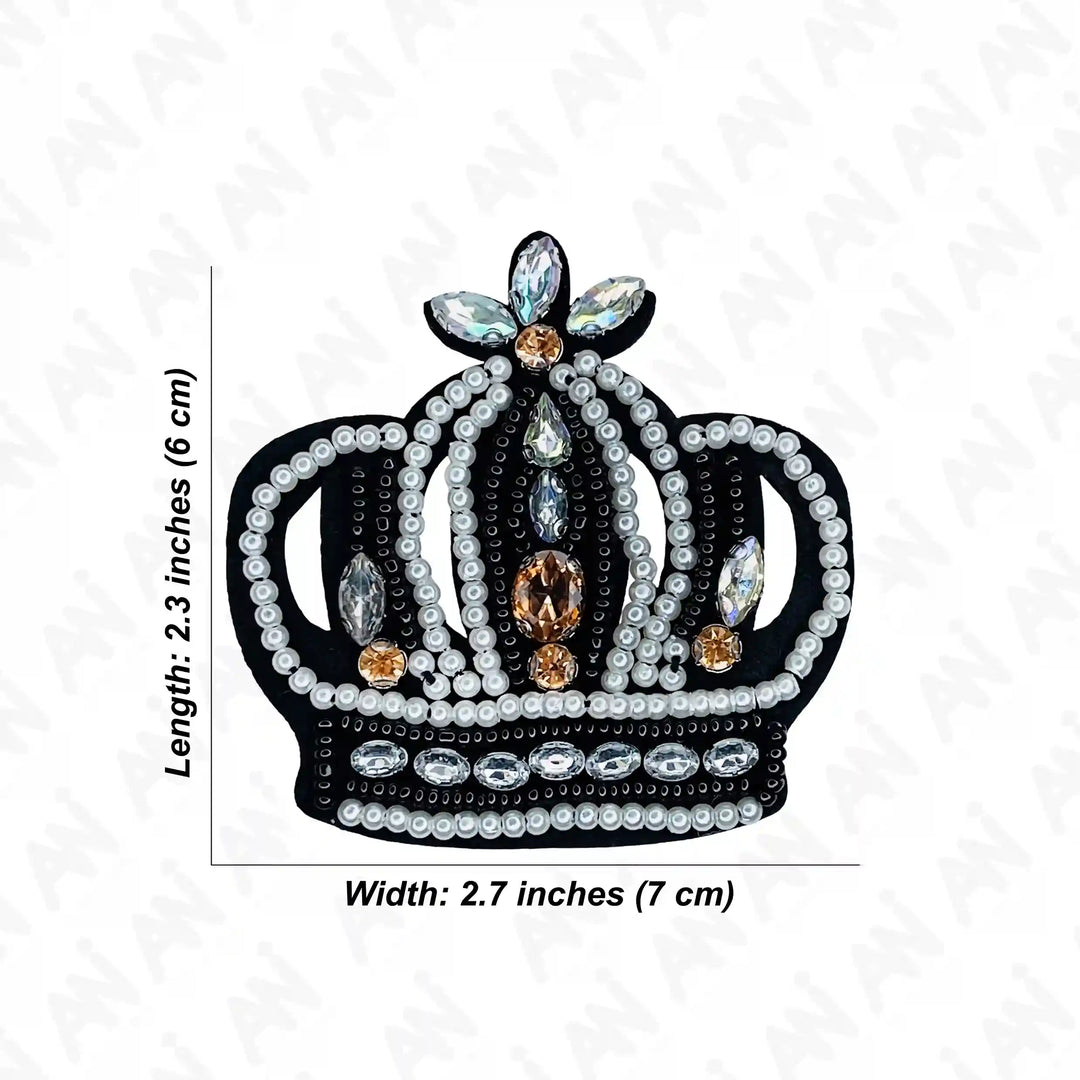 Crown Beads Style Patch