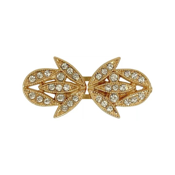Leaf Petal Silhouettes Frog Closure Buttons