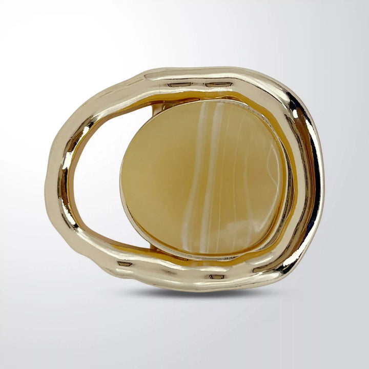 Molten Gold Marbled Buckle