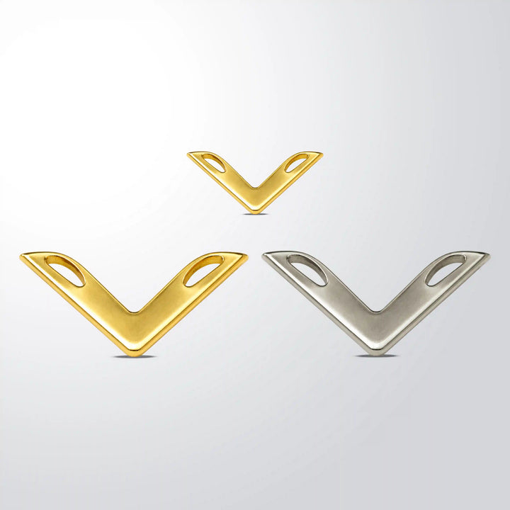 V-Shaped Open Design Collar Tip