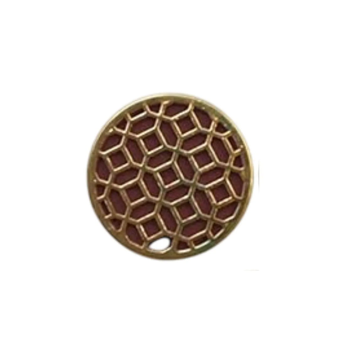Honeycomb Pattern Buttons