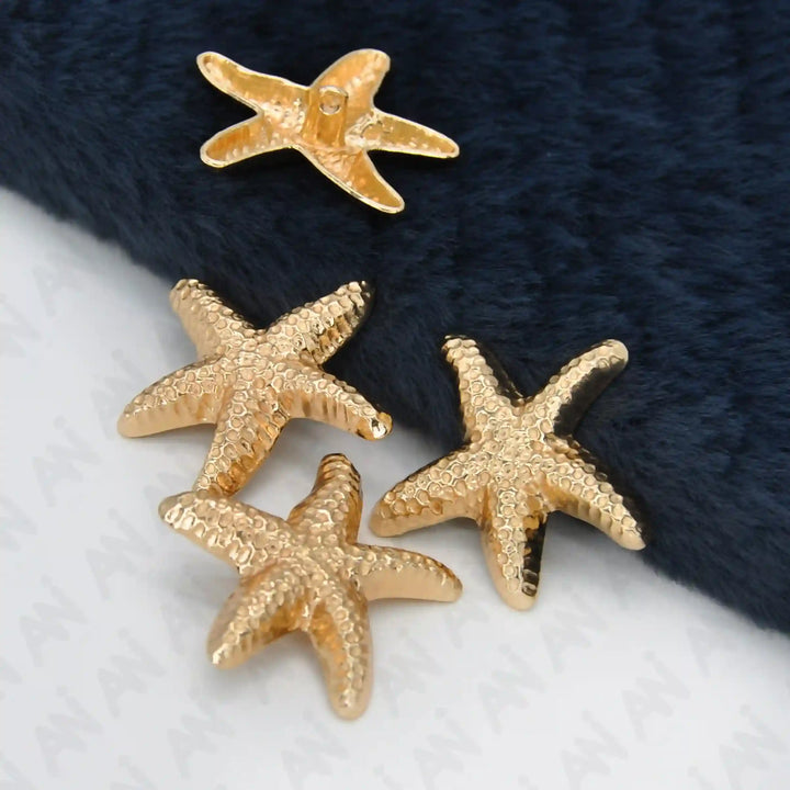 Sea Inspired Star Metal Buttons | 20 & 38mm
