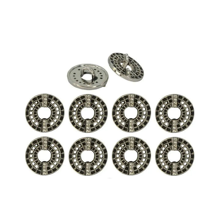 Decorative Gold Laser Cut Button | 12mm(20L) & 15mm(24L)