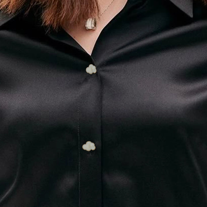 Cloud Shape Designer Metal Button | 13mm (20L)