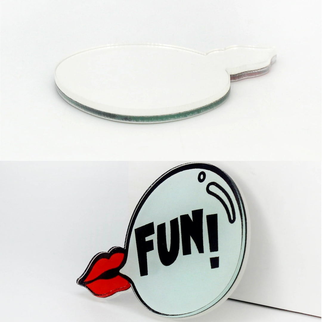 Lips & FUN! Bubble Brooch