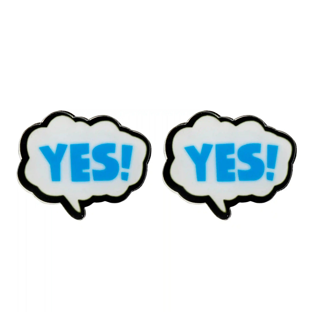 Cloud Yes Acrylic Brooch