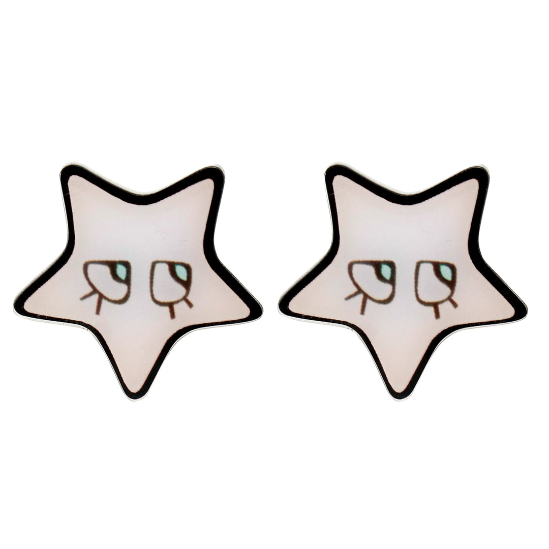 Star Face Brooch