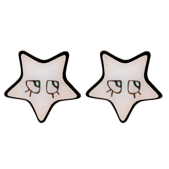 Star Face Brooch