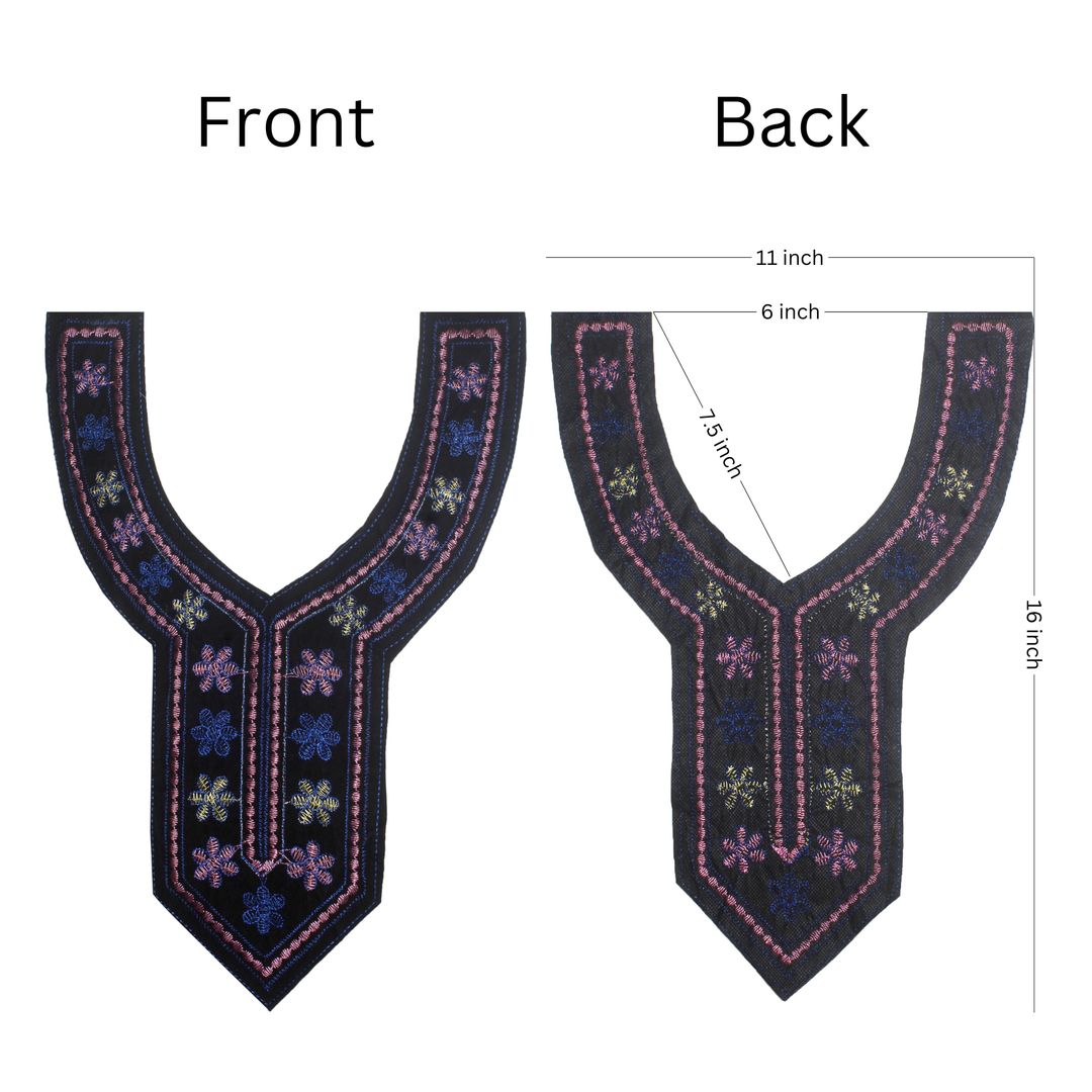 Baroque Embroidery Neckline