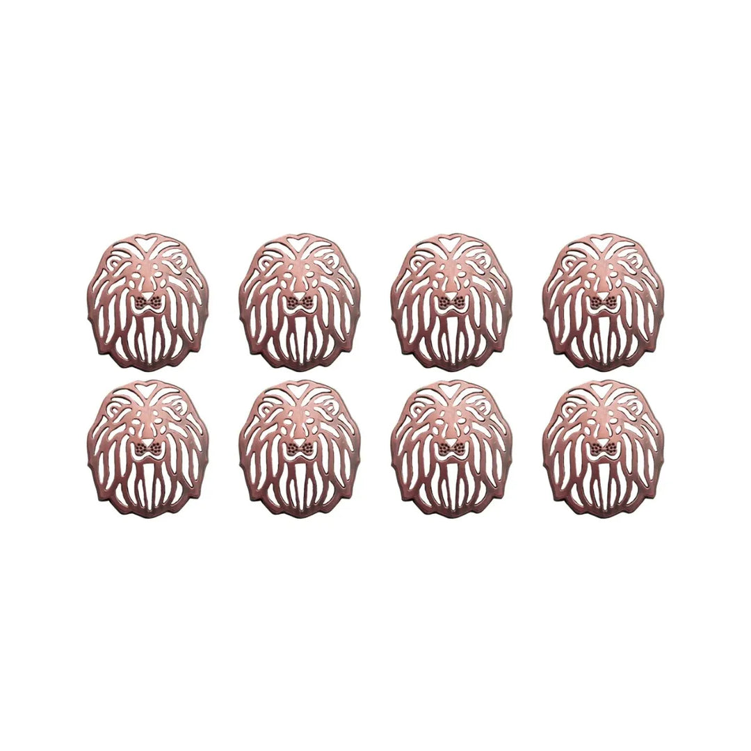 Laser Cut Lion Metal Buttons | 19mm(30L) & 24mm(38L)