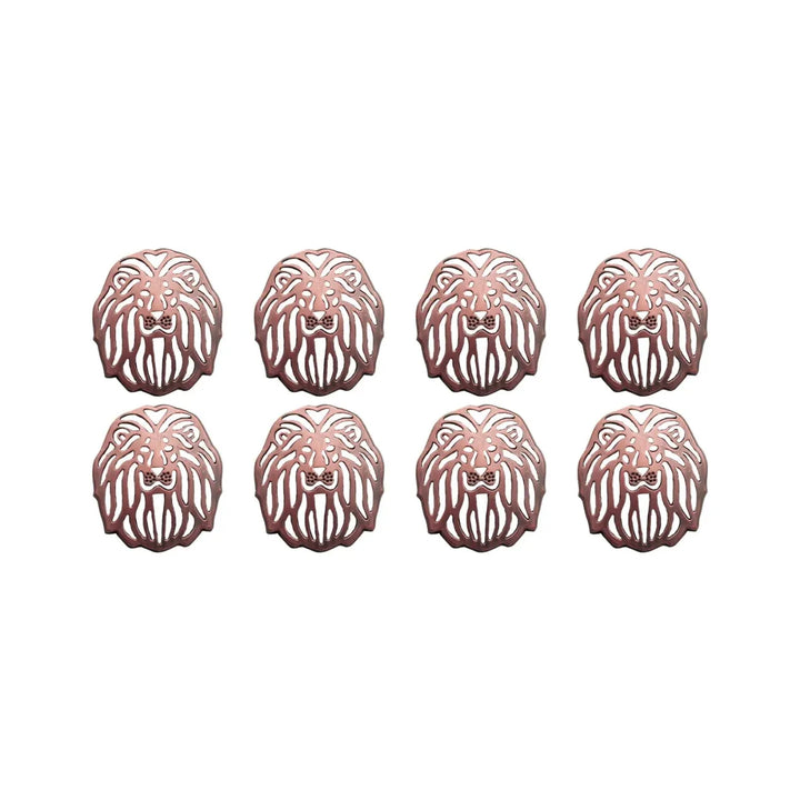Laser Cut Lion Metal Buttons | 19mm(30L) & 24mm(38L)