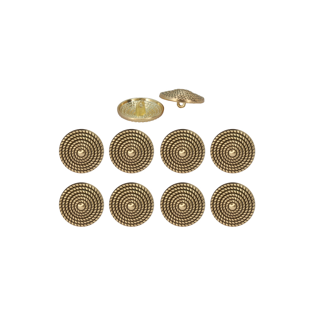 Textured Dome Metal Buttons