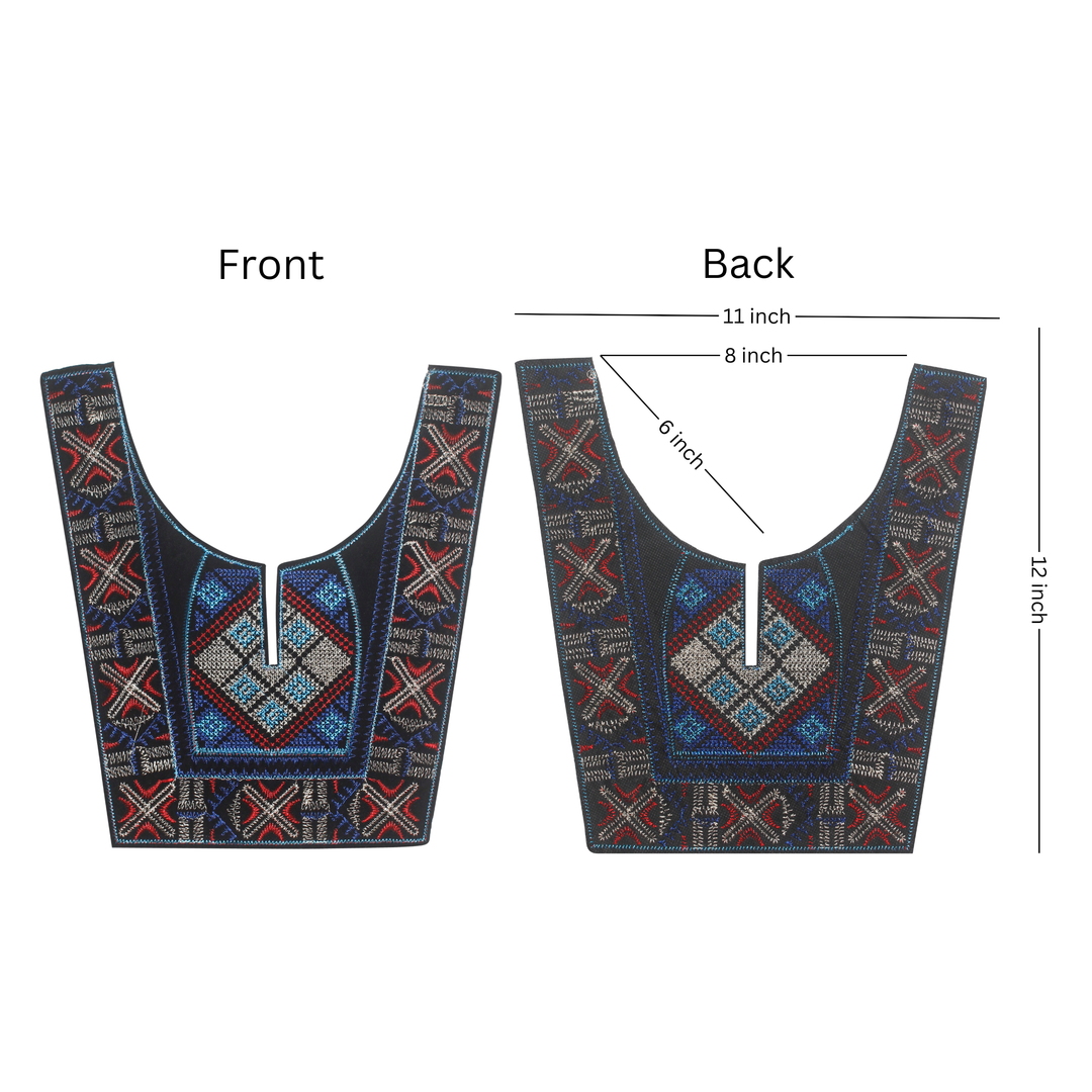 Square Style Vibrant Neckline