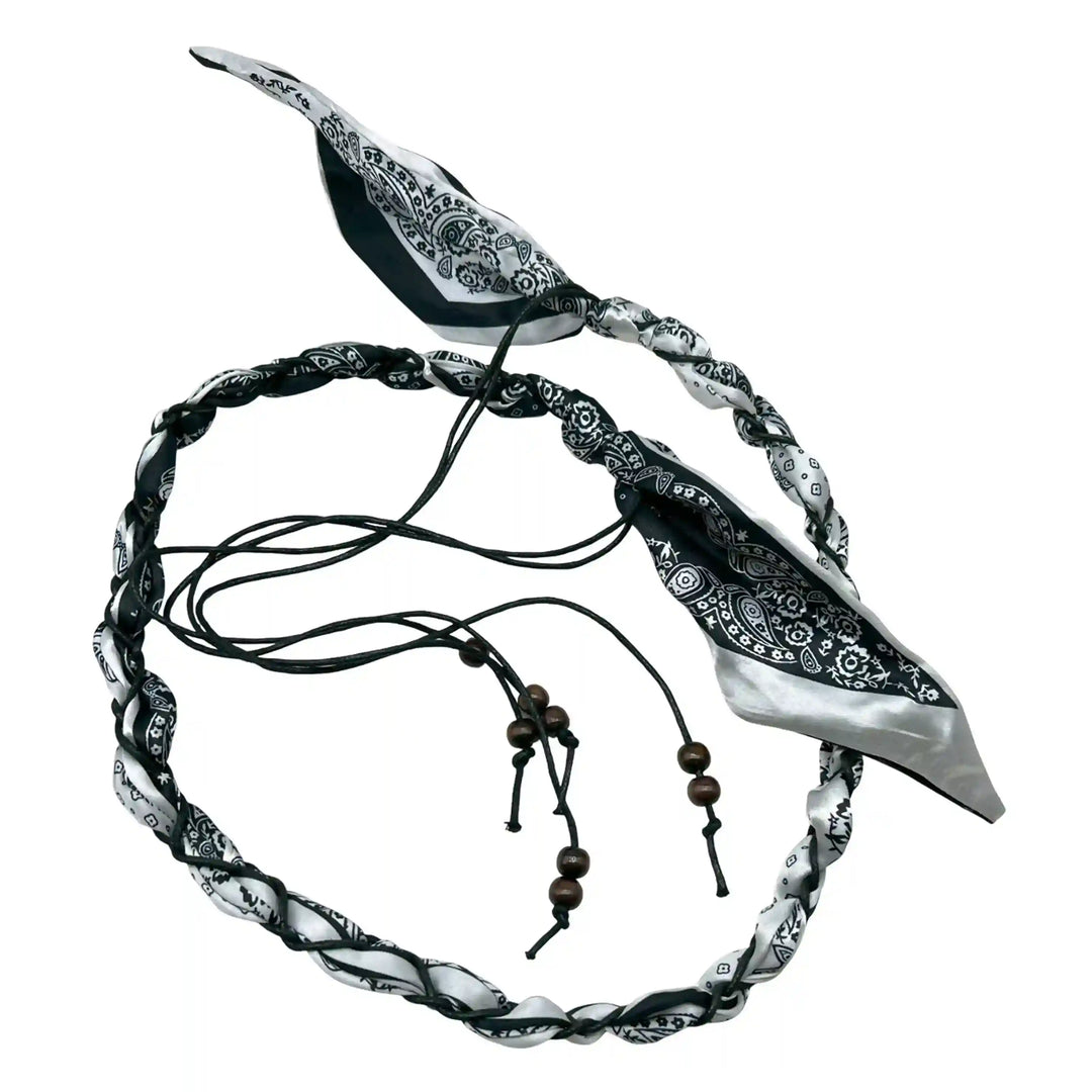 Braided Bandana Scarf Belt