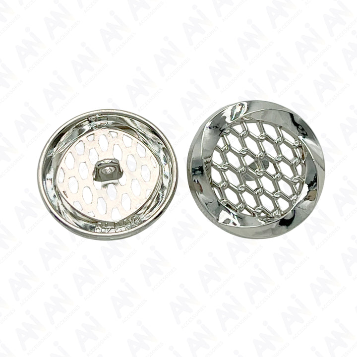 Honey Comb Metal Buttons