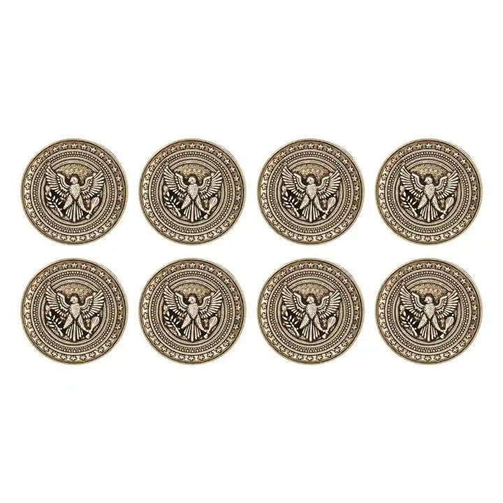 Imperial Eagle Wing Metal Buttons | 18mm(28L) & 23mm(36L)