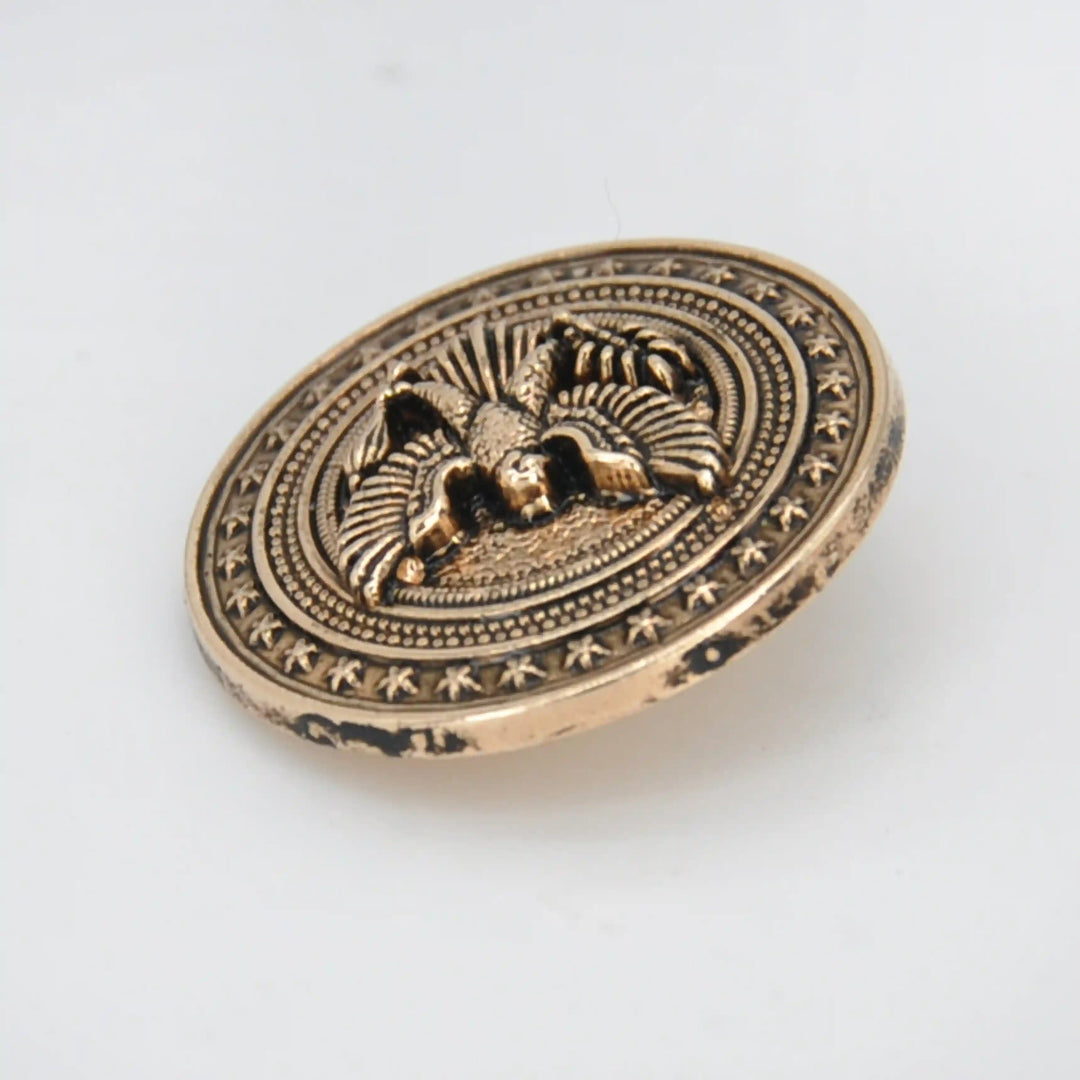 Imperial Eagle Wing Metal Buttons | 18mm(28L) & 23mm(36L)