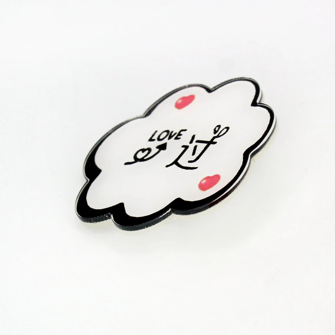 Acrylic Fancy Pin Brooch
