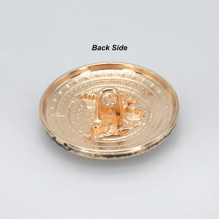 Imperial Eagle Wing Metal Buttons | 18mm(28L) & 23mm(36L)