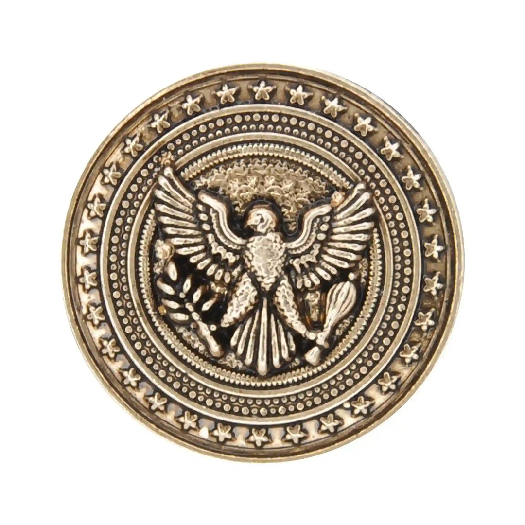 Imperial Eagle Wing Metal Buttons | 18mm(28L) & 23mm(36L)