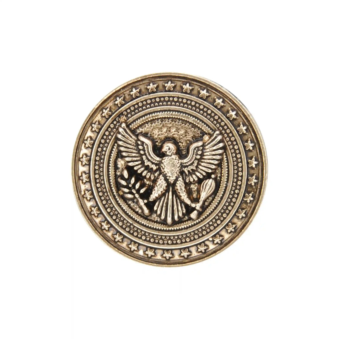Imperial Eagle Wing Metal Buttons | 18mm(28L) & 23mm(36L)