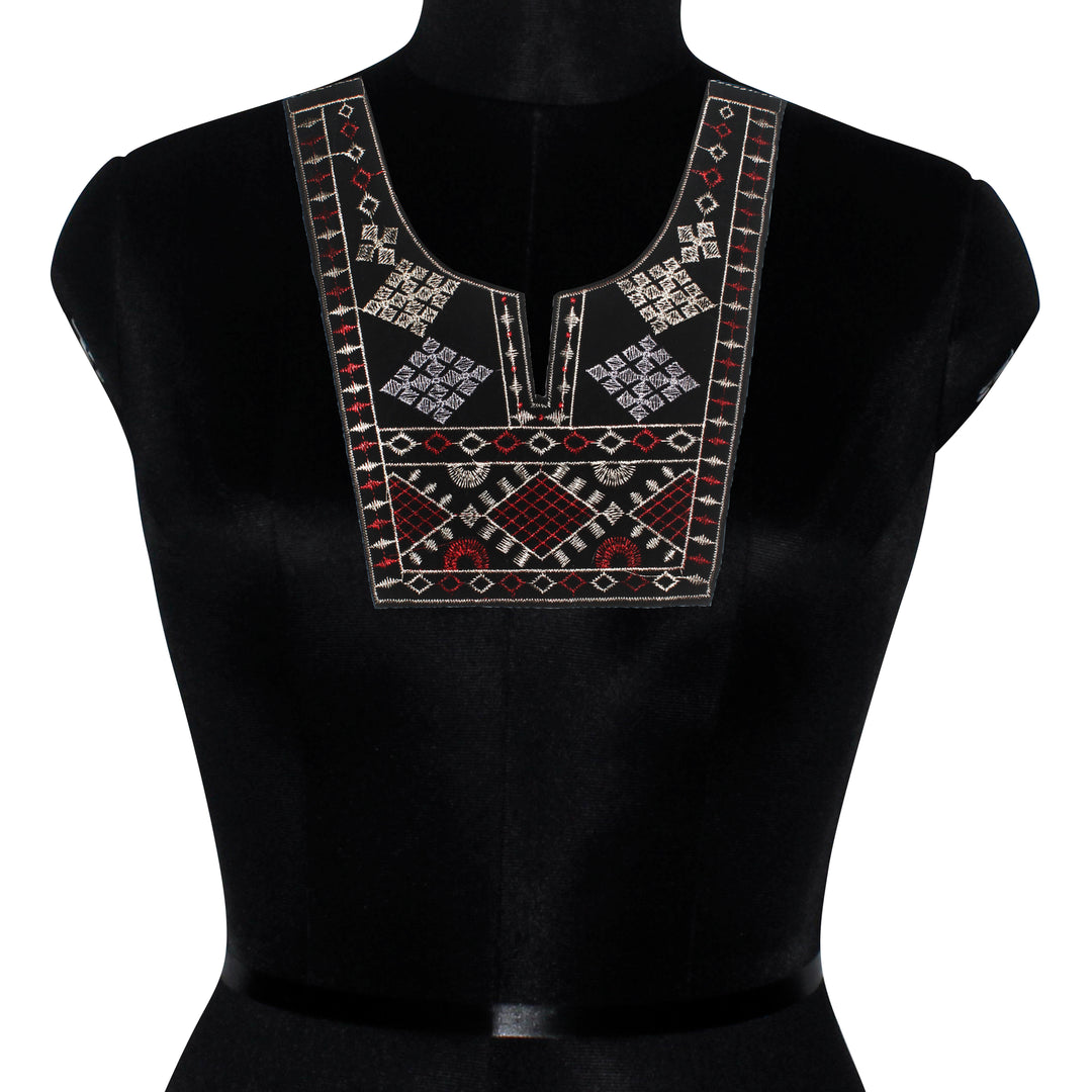 Starry Style Ethnic Neckline