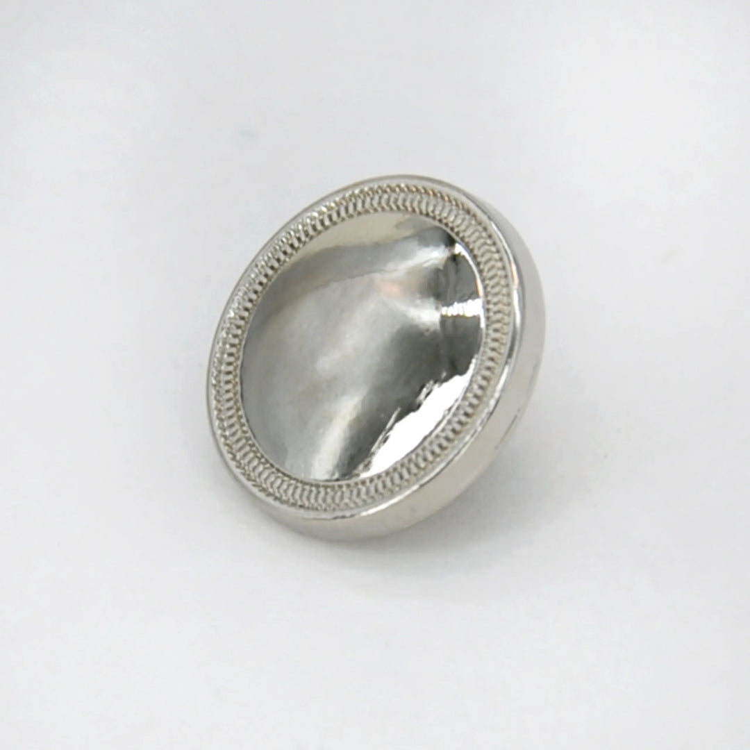 Luxury Plain Dome Metal Button | 12mm (20L)