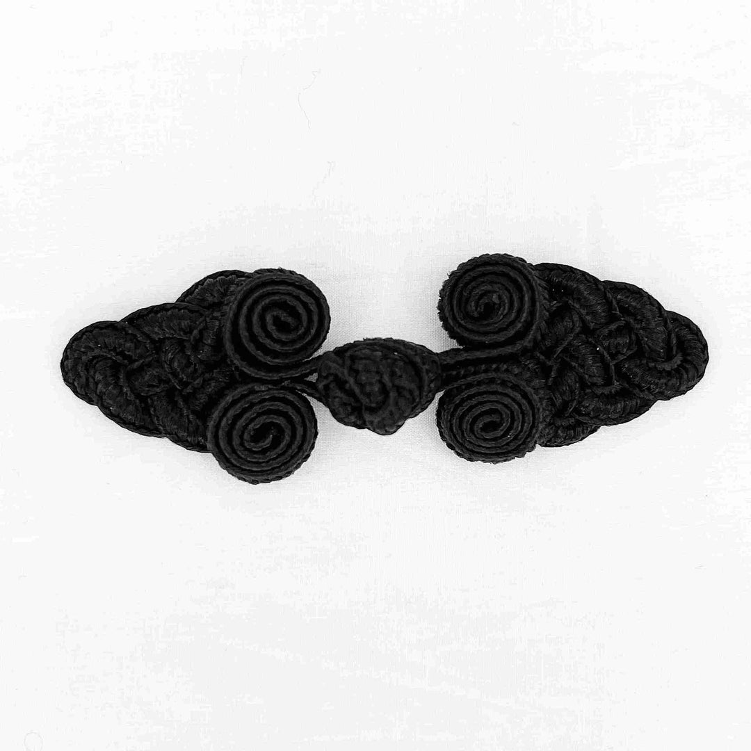 Bow Inspire Cross Cord Design Frog Closure Buttons