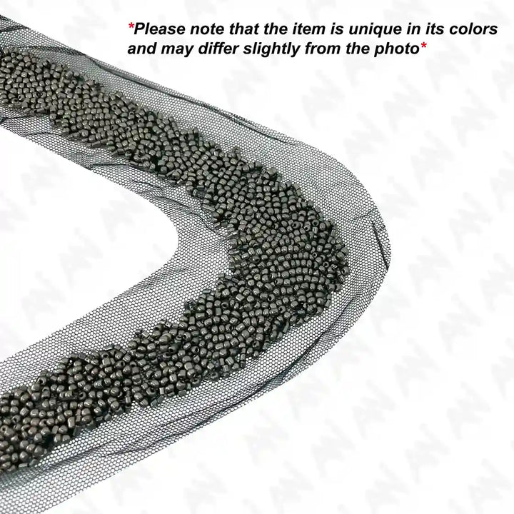 Beaded V Neckline Applique