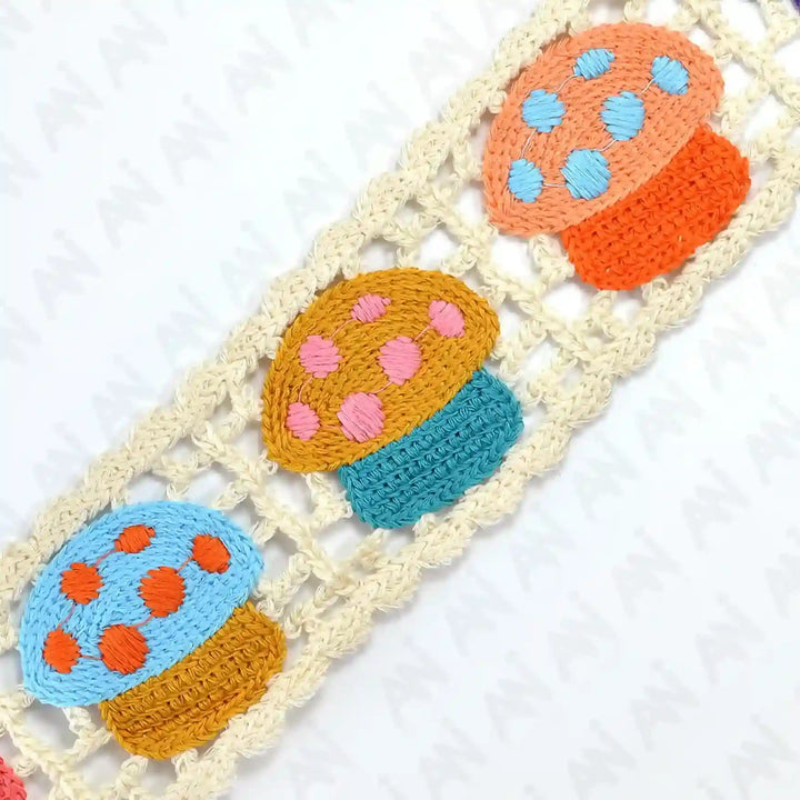 Mushroom Whimsical Crochet Lace