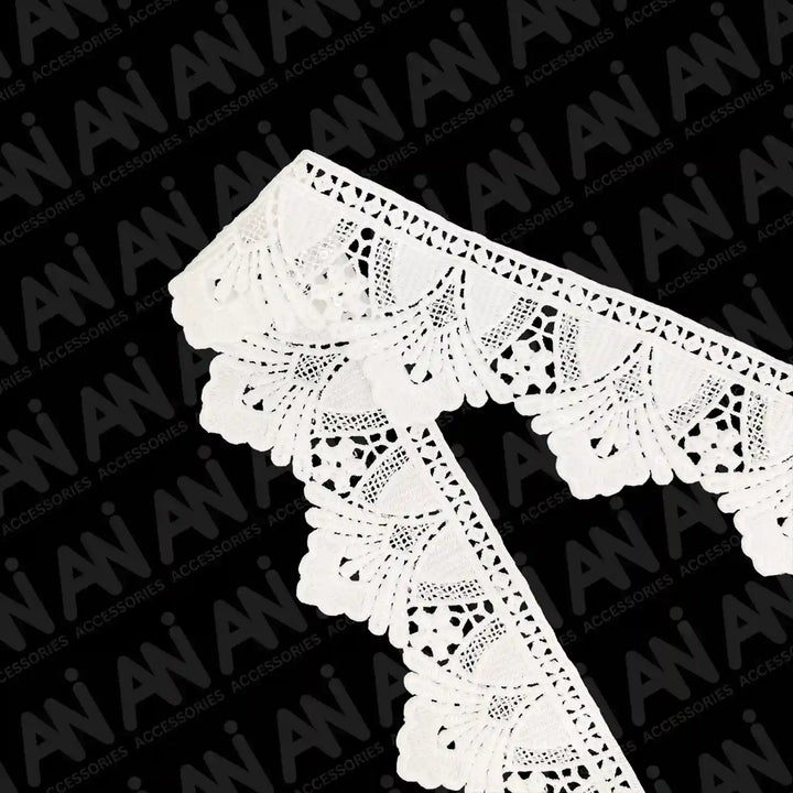 Dahlias Border Sequins Lace | 2 Meter