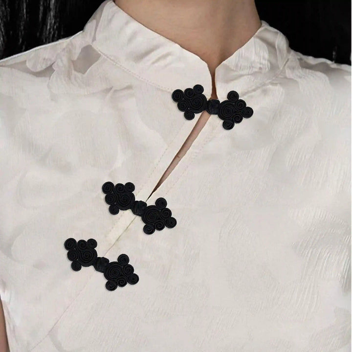 Intricate Floral Style Knot Button