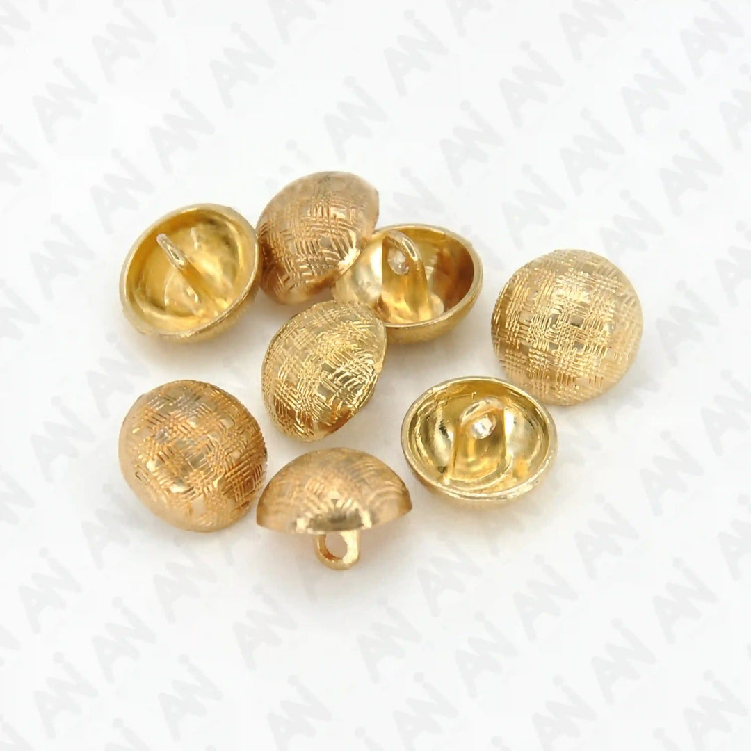 Dome Shape Hatch Style Metal Buttons