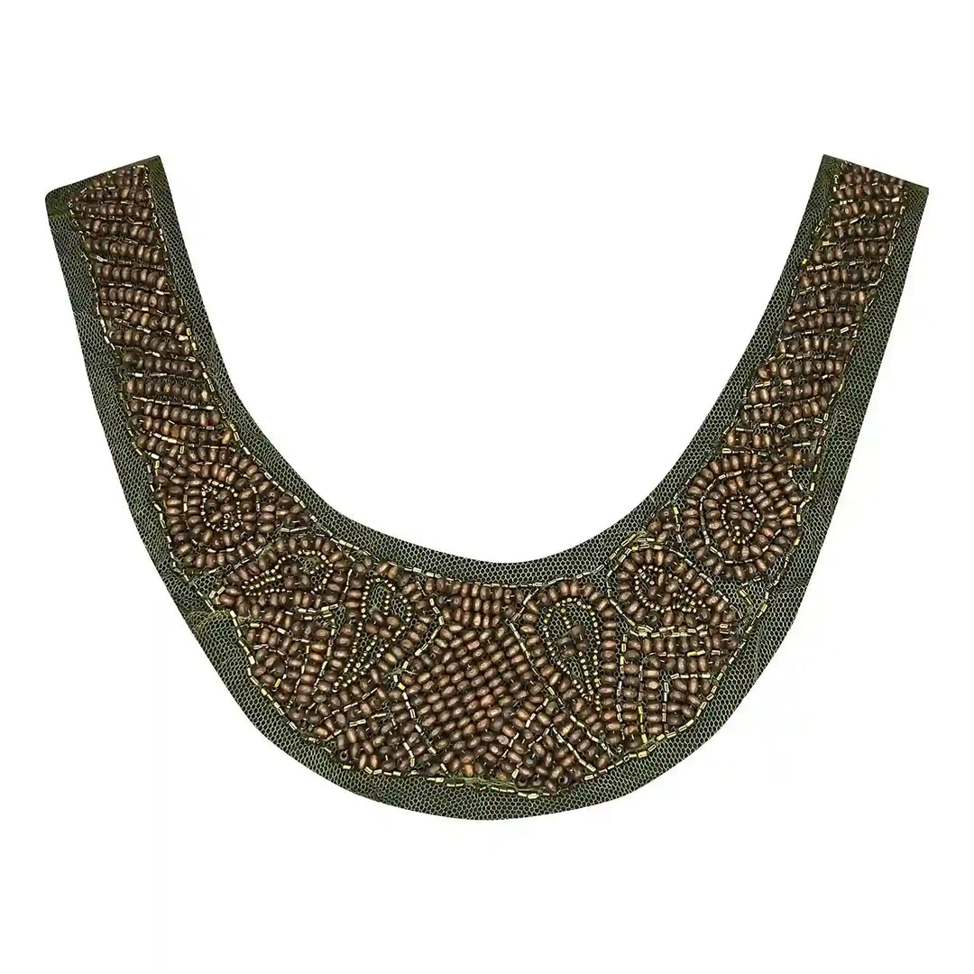 Embellished Round Neckline