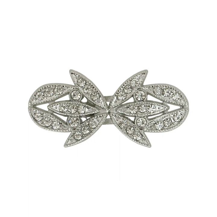Leaf Petal Silhouettes Frog Closure Buttons