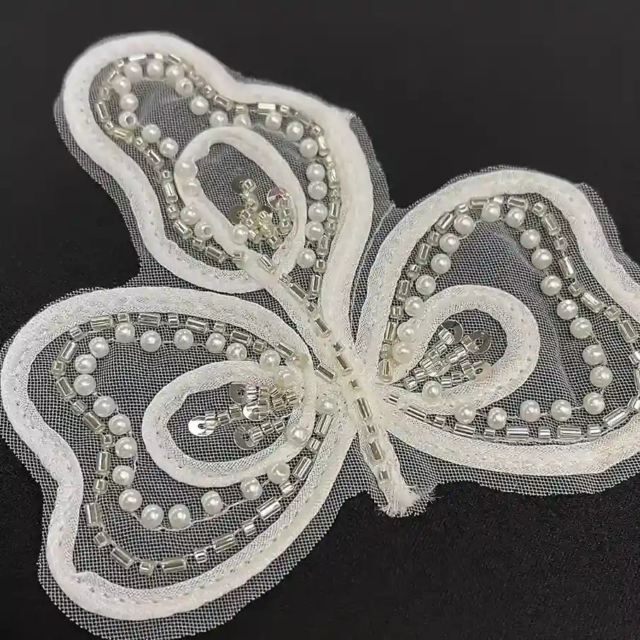 Luxury Beaded Symbolic Appliqué Patch