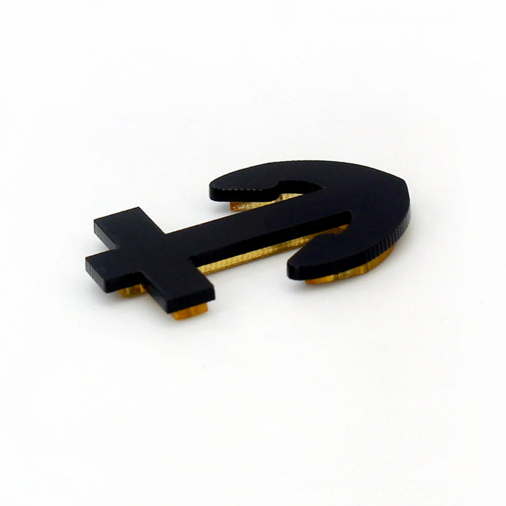 Anchor Style Brooch Pin