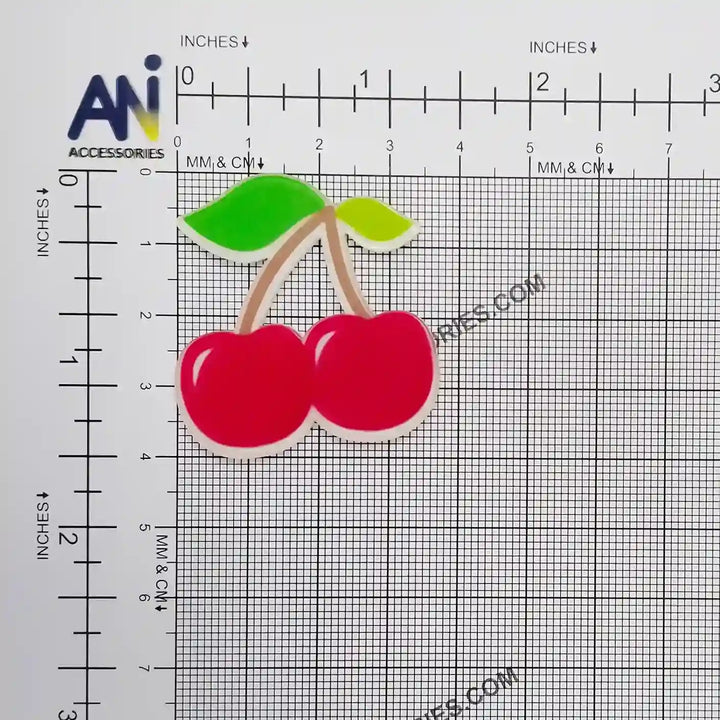 Red Cherry Pin Brooch