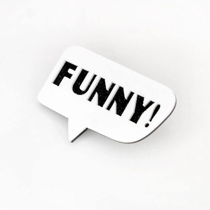 Funny Word Bubble Pin