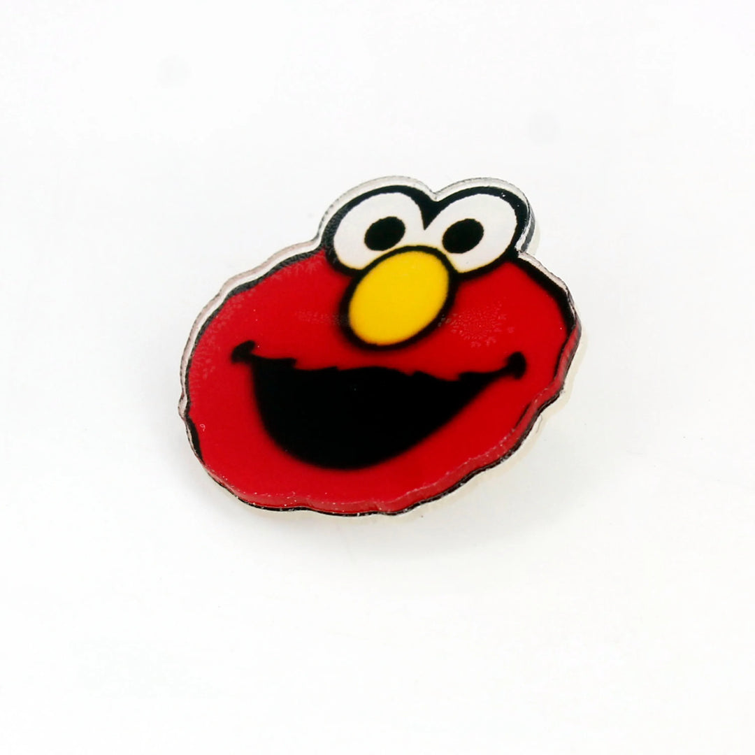 Elmo Face Brooch Pin