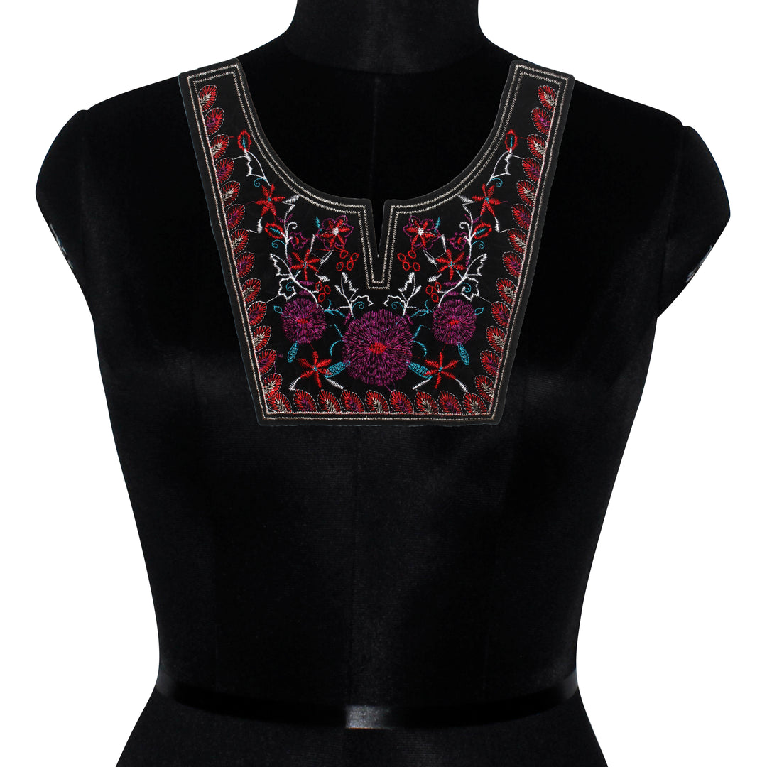 Floral Labyrinth Ethnic Neckline