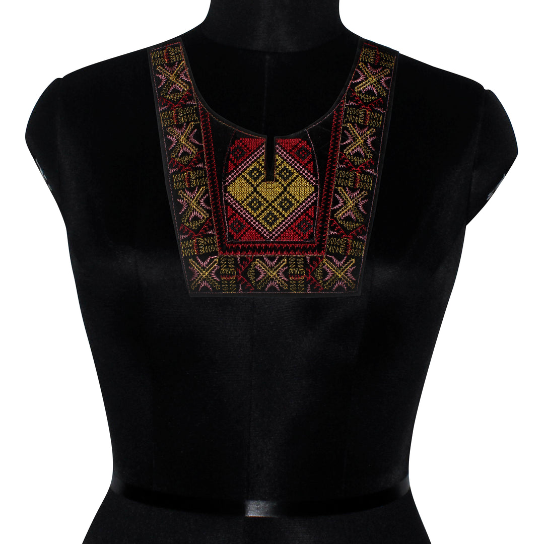 U Shape Embroidery Neckline