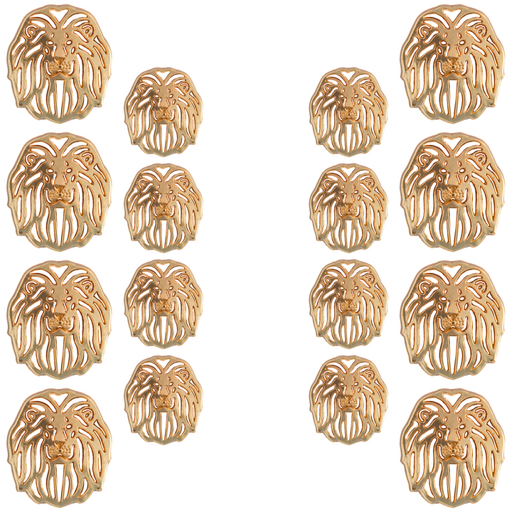 Mane Attraction Lion Buttons