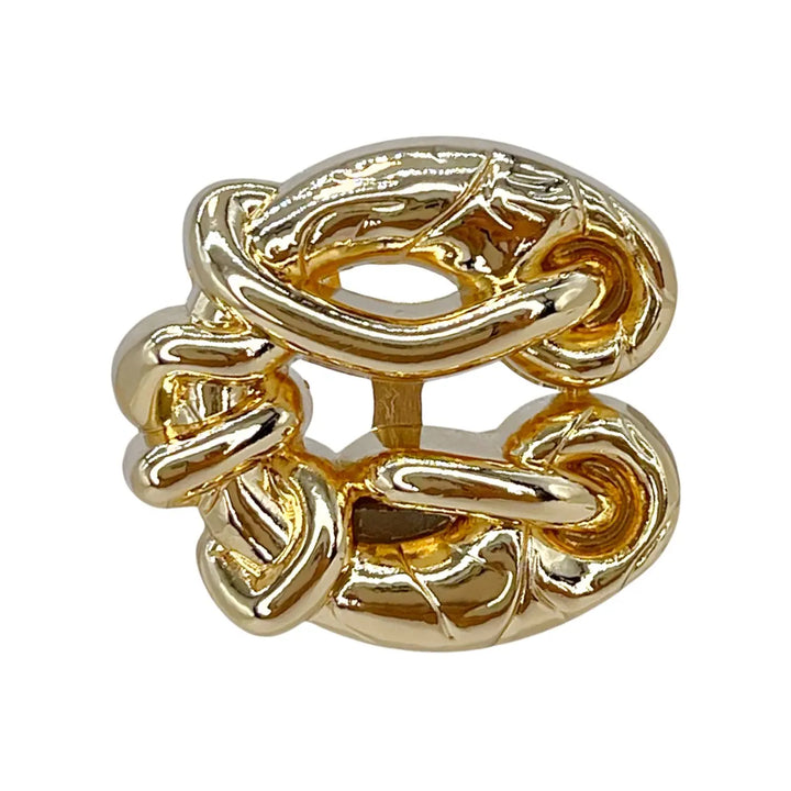 Chunky Chain Link Metal Button | 18mm(28L), 21mm(33L) & 25mm(40L)