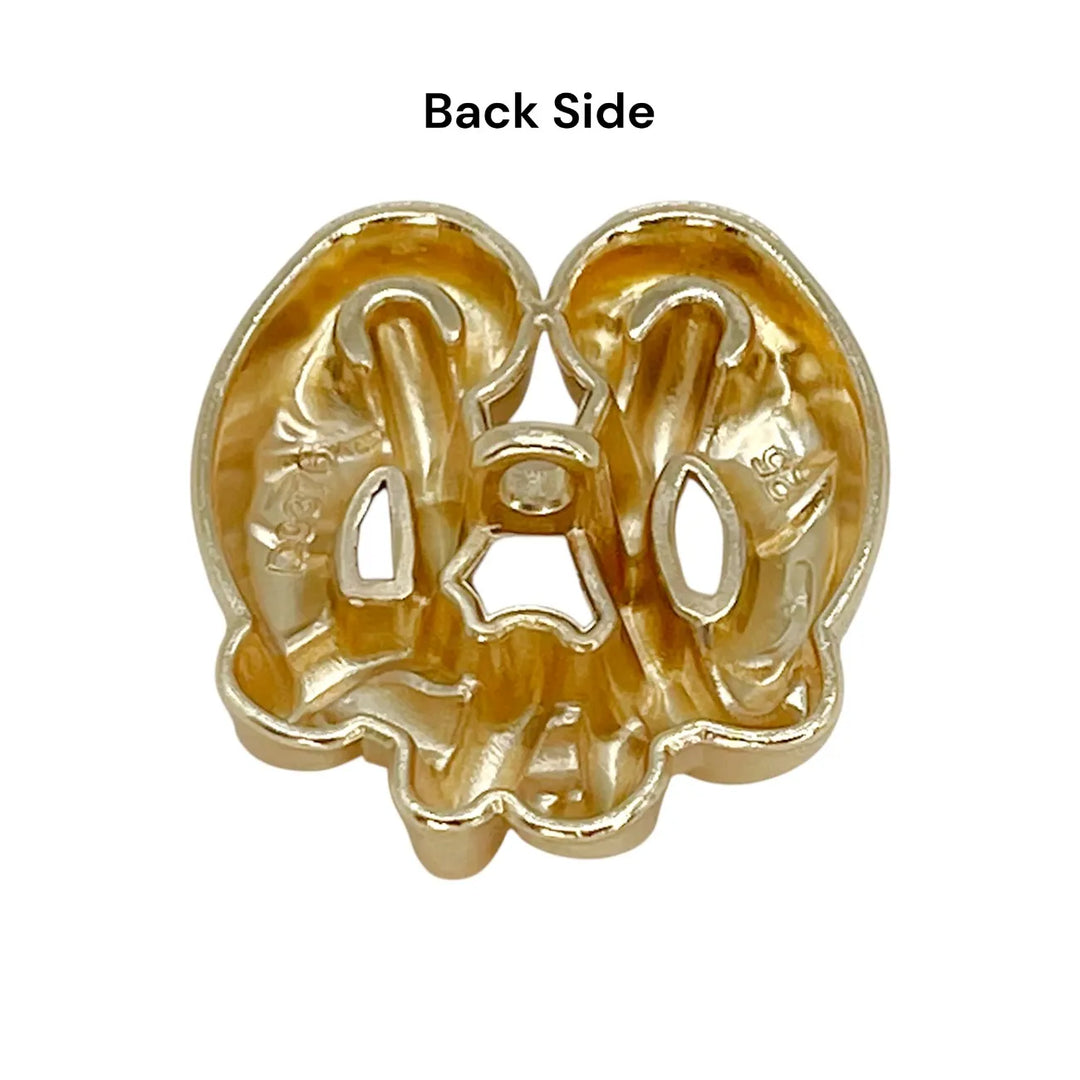 Chunky Chain Link Metal Button | 18mm(28L), 21mm(33L) & 25mm(40L)