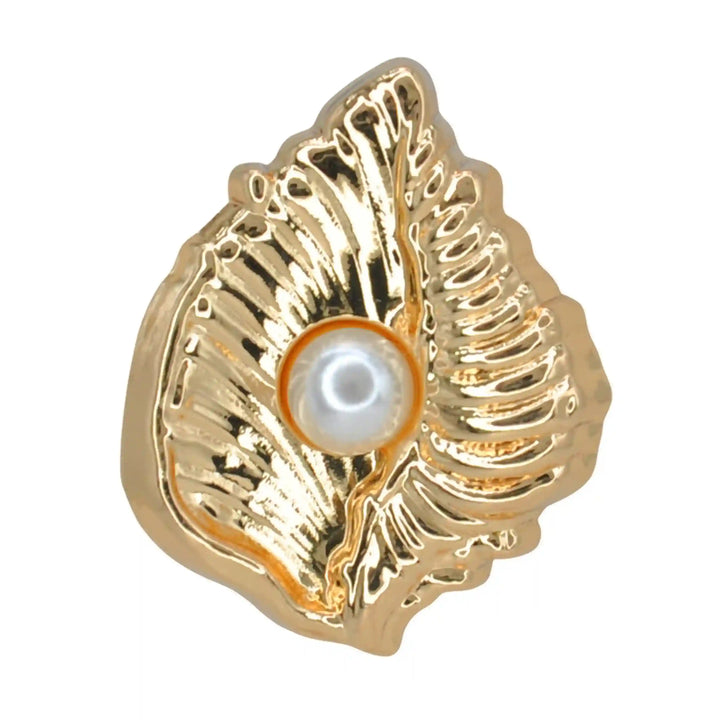 Scallop Shell Stud Pearl Button | 18mm(28L), 23mm(36L) & 28mm(44L)