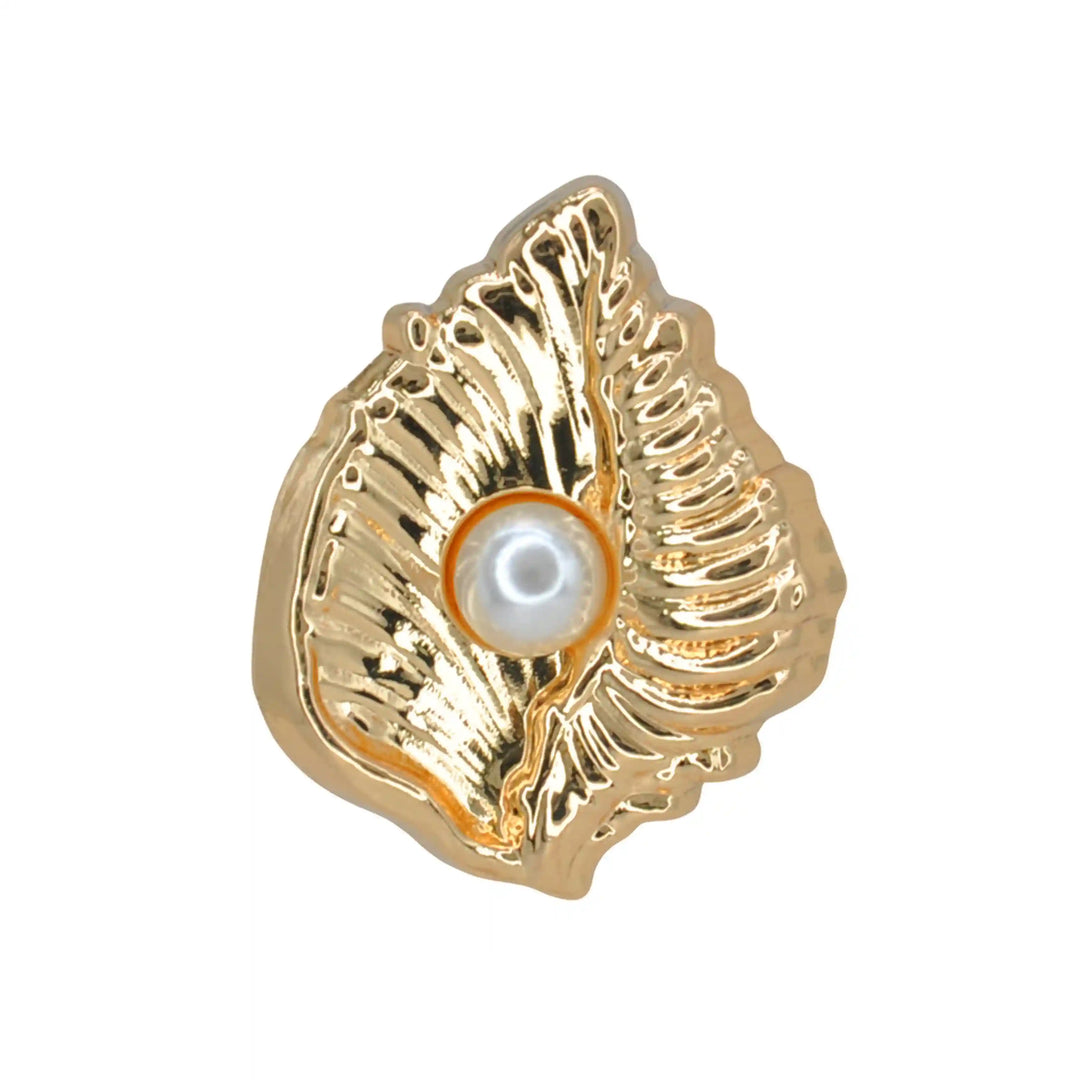 Scallop Shell Stud Pearl Button | 18mm(28L), 23mm(36L) & 28mm(44L)
