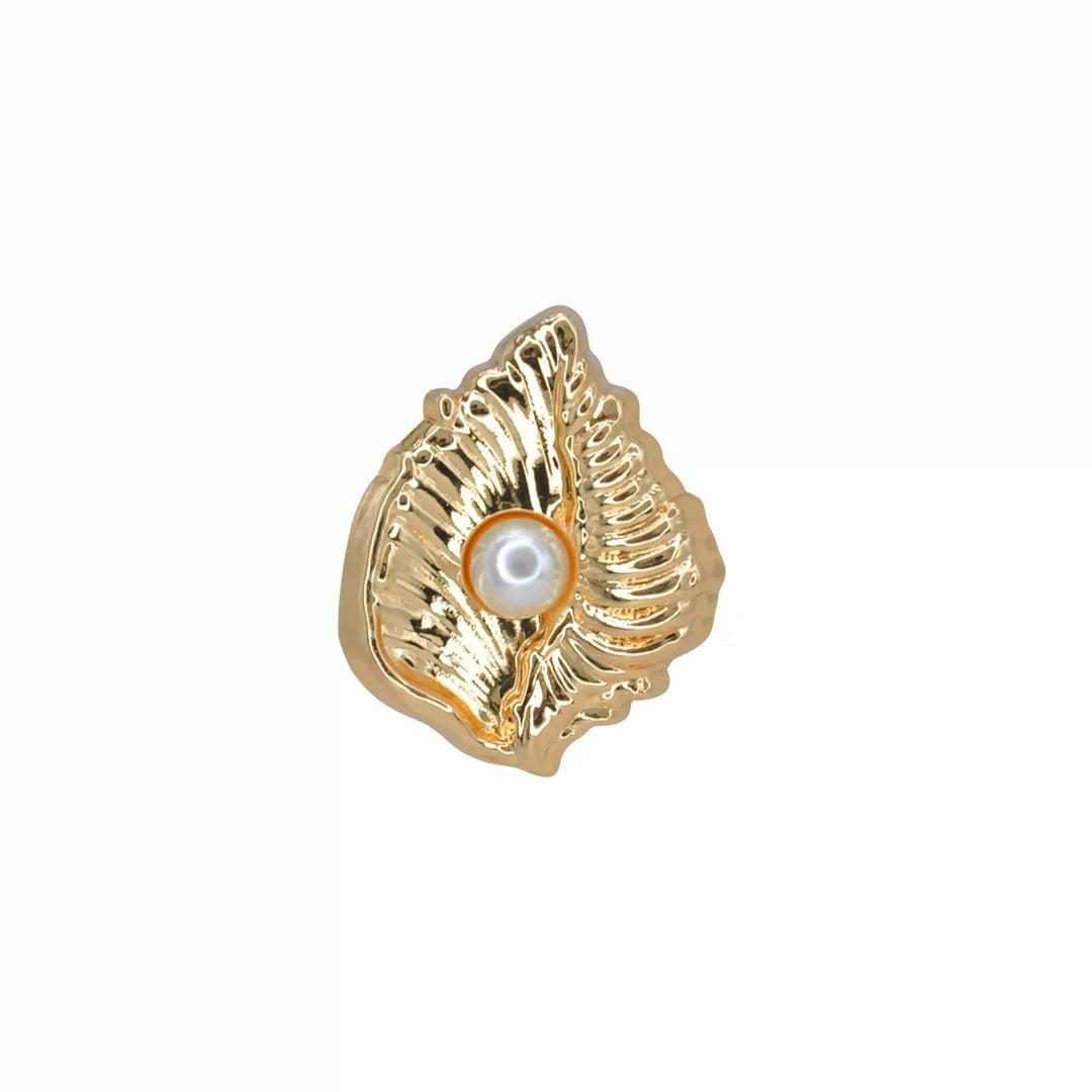 Scallop Shell Stud Pearl Button | 18mm(28L), 23mm(36L) & 28mm(44L)