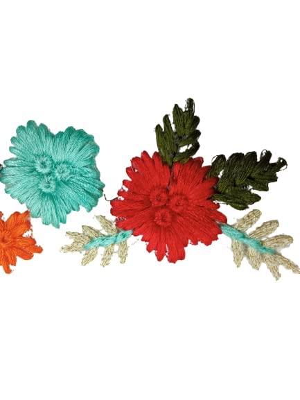 Floral Arch Applique Sew Patch (Set of 2)